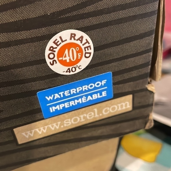 Sorel Caribou men’s waterproof winter boots Buff  new in box size 14 - Picture 4 of 5